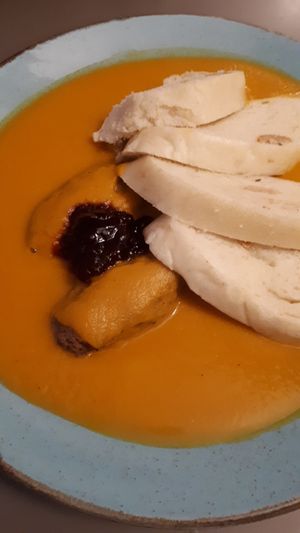 Svíčková with dumplings at Vegan's Prague in Prague