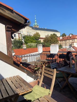 Beautiful view and very tasty czech cuisine   at Vegan's Prague in Prague
