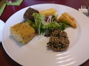 Vegan feast at Vegan's Prague in Prague