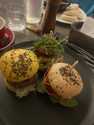 Burgers   at Vegan's Prague in Prague