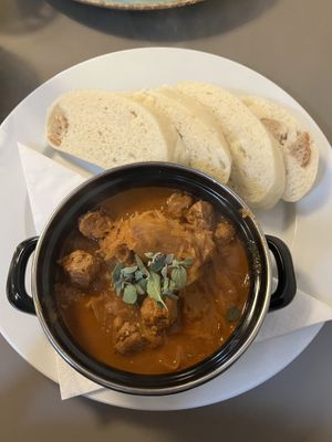 Goulash   at Vegan's Prague in Prague