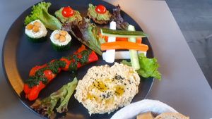 Mixed Starter's Plate at Vegan's Prague in Prague