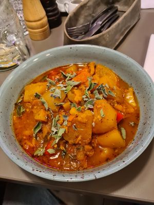 Goulash at Vegan's Prague in Prague