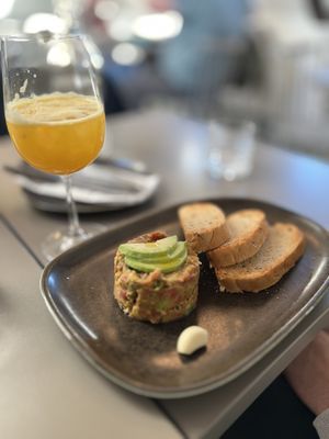 Avocado tartar   at Vegan's Prague in Prague