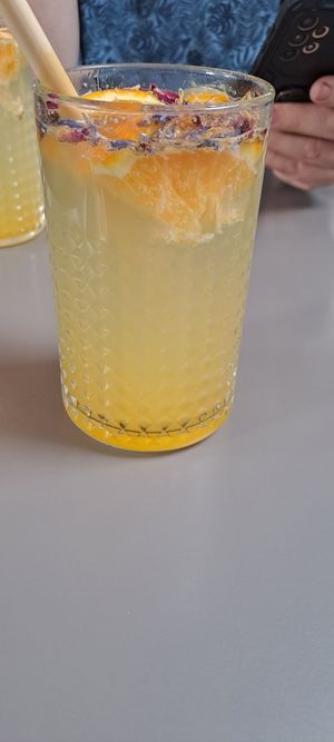 Home made lemonade at Vegan's Prague in Prague