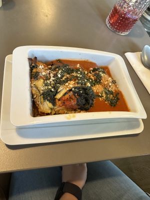 Courgette lasagne   at Vegan's Prague in Prague