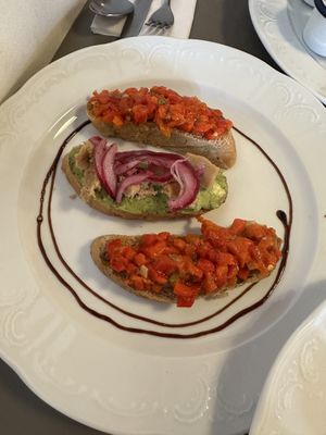 Bruschetta   at Vegan's Prague in Prague