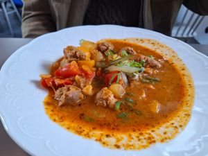 Goulash at Vegan's Prague in Prague