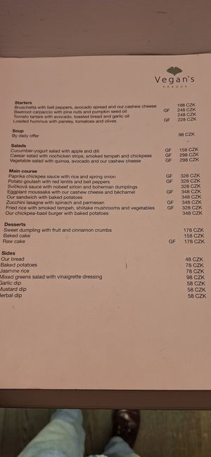 at Vegan's Prague in Prague
