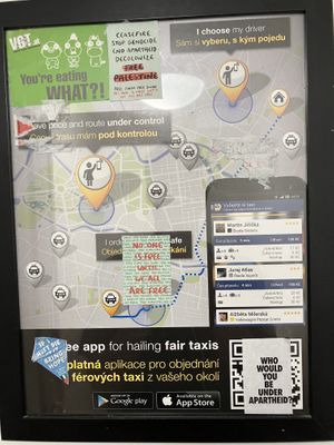 Messages in the restroom: ”Against genocide!"  at Vegan's Prague in Prague