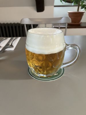 GF beer  at Vegan's Prague in Prague