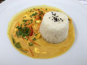 Curry:) at Vegan's Prague in Prague