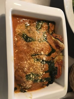 Courgette lasagna   at Vegan's Prague in Prague