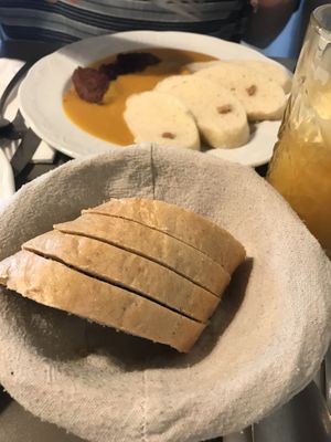 Bread side  at Vegan's Prague in Prague