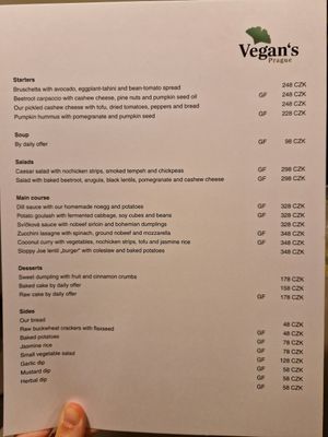  at Vegan's Prague in Prague