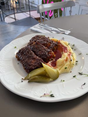 Lentil loaf (special)  at Vegan's Prague in Prague
