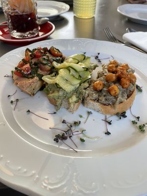 Bruschetta   at Vegan's Prague in Prague