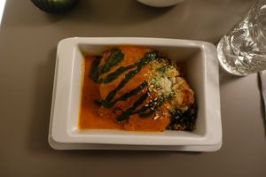 Main course: Zucchini lasagna #Veganuary at Vegan's Prague in Prague
