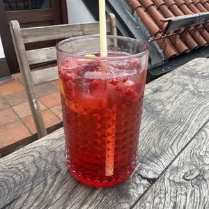 Raspberry Lemonade   at Vegan's Prague in Prague