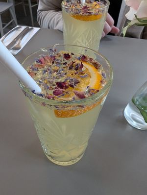 Homemade lemonade at Vegan's Prague in Prague