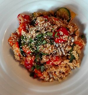 Nasi goreng at Vegan's Prague in Prague