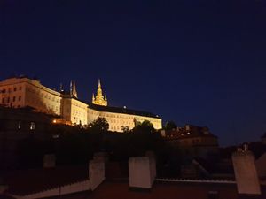 Rooftop view at Vegan's Prague in Prague
