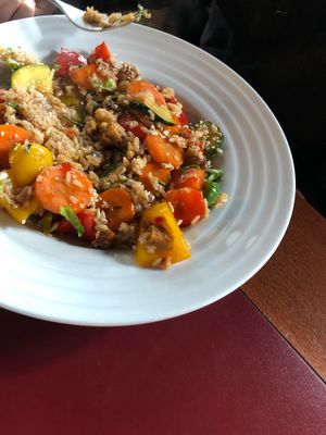 Fried rice at Vegan's Prague in Prague