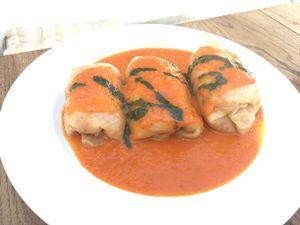 Cabagge leaves at Vegan's Prague in Prague