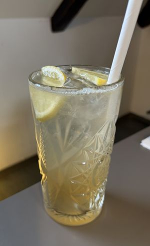 grape lemonade!  at Vegan's Prague in Prague