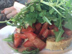 Bruschetta  at Vegan's Prague in Prague