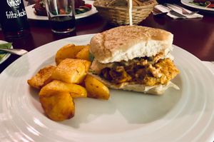 Leonardo Da Vinci Burger - Not good at all at Vegan's Prague in Prague