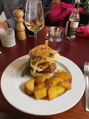 Food is very good. The restaurant is cute und the personal very friendly at Vegan's Prague in Prague