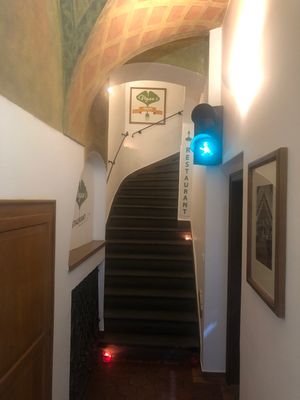 Entrance  at Vegan's Prague in Prague
