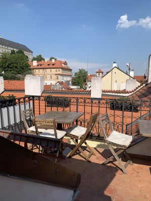Terrace at Vegan's Prague in Prague