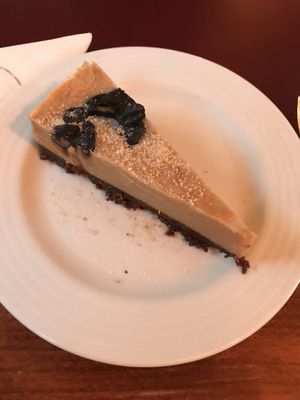 raw cheesecake at Vegan's Prague in Prague