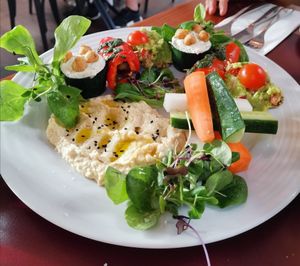 Tasty starter to share at Vegan's Prague in Prague