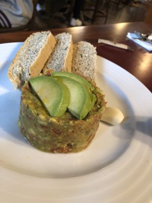 Awesome avocado toast  at Vegan's Prague in Prague