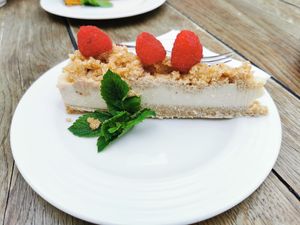 Vegan rawcake at Vegan's Prague in Prague