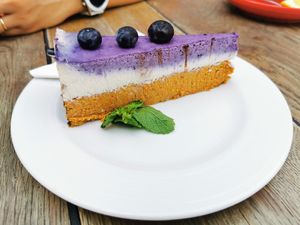 Vegan rawcake at Vegan's Prague in Prague