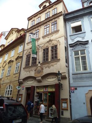 Beautiful historic building at Vegan's Prague in Prague