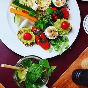 Variace Předkrmů (Mixed Starter Plate) at Vegan's Prague in Prague