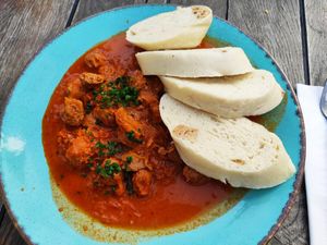 Gulasch at Vegan's Prague in Prague
