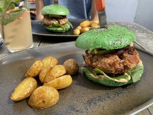 Daily Burger  at Vegan's Prague in Prague