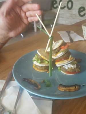 mini burgers at Eco Eco in Tenerife