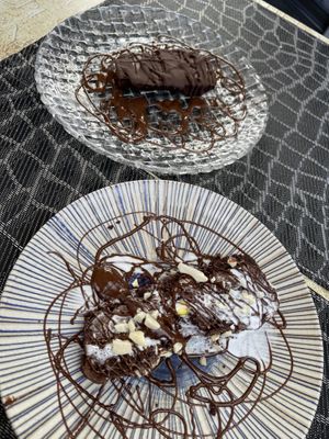 Brownie und Raw Cake  #Veganuary at Eco Eco in Tenerife