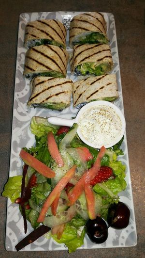 burritos con yogurt at Eco Eco in Tenerife