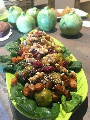 sweet potatoes at Eco Eco in Tenerife