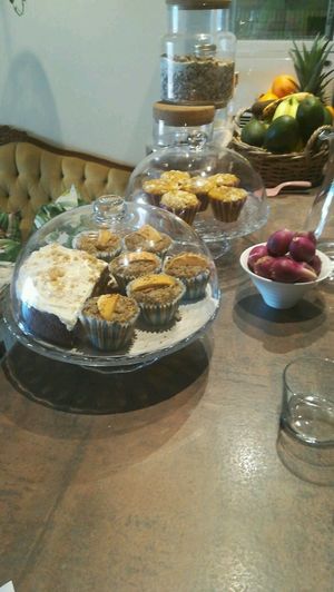 vegan muffins  at Eco Eco in Tenerife