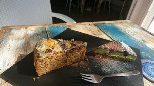 Carrot and Avocado Cake  at Eco Eco in Tenerife