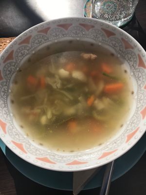 The vegetable soup  at Eco Eco in Tenerife